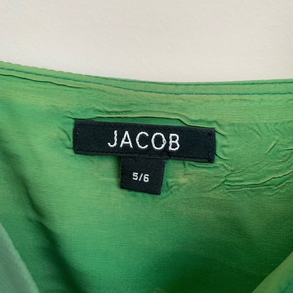 GREEN JACOB MID DRESS - Picture 2 of 7